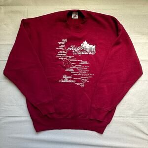 Vintage 90s Alaska Vacation Sweatshirt Mens XL